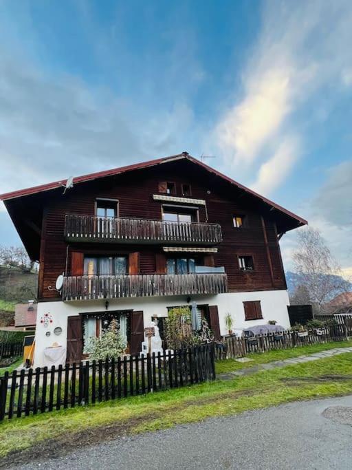 Duplex 3 Chambres Vue Mont-Blanc Domancy 외부 사진